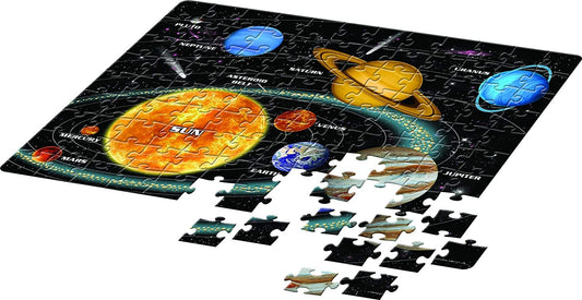 Frank Puzzle | Solar System (108 pcs) | Interactive STEM Jigsaw with Fun Facts