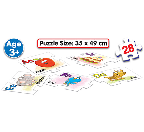 FRANK Alphabet Floor Puzzle | 28 pcs | Educational Letter Sequencing Puzzle for Kids