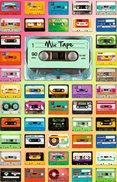 Ravensburger PMM Mix Tape | 200 Piece Jigsaw | Travel Size Puzzle