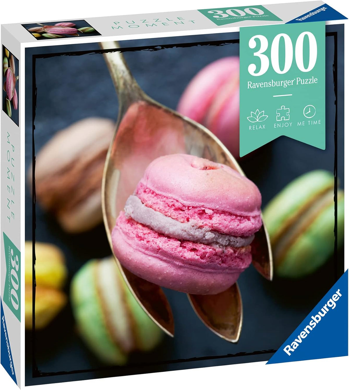 Ravensburger Macarons 300pcs | Puzzle Moment Series | Sweet Dessert Theme Jigsaw