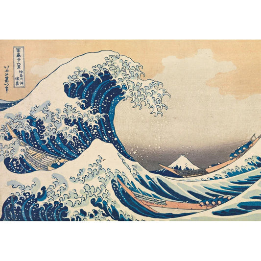 Clementoni - Hokusai: The Great Wave - 1,000 pcs Jigsaw Puzzle - Museum Collection (Made in Italy)