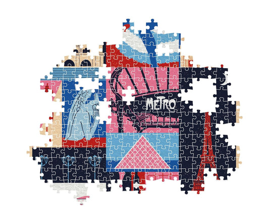 Clementoni 1000 Piece Jigsaw | Style in the City Paris | Fashion City Puzzle