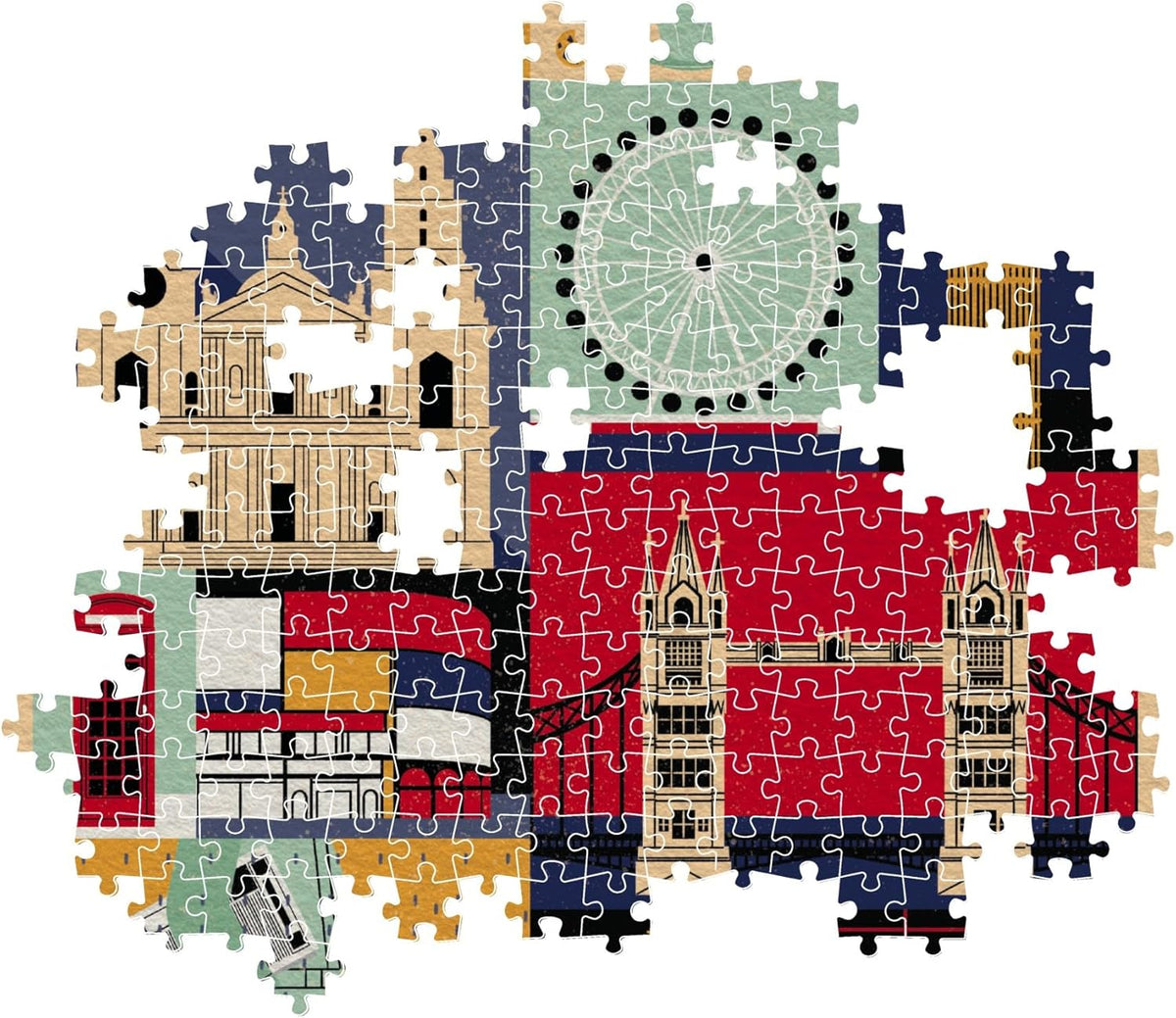 Clementoni 1000 Piece Jigsaw | Style in the City London | Trendy City Puzzle
