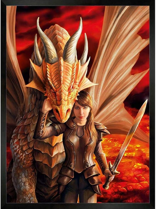 Clementoni Anne Stokes Puzzle | Inner Strength (1000 pcs) | Fantasy Art | Made in Italy