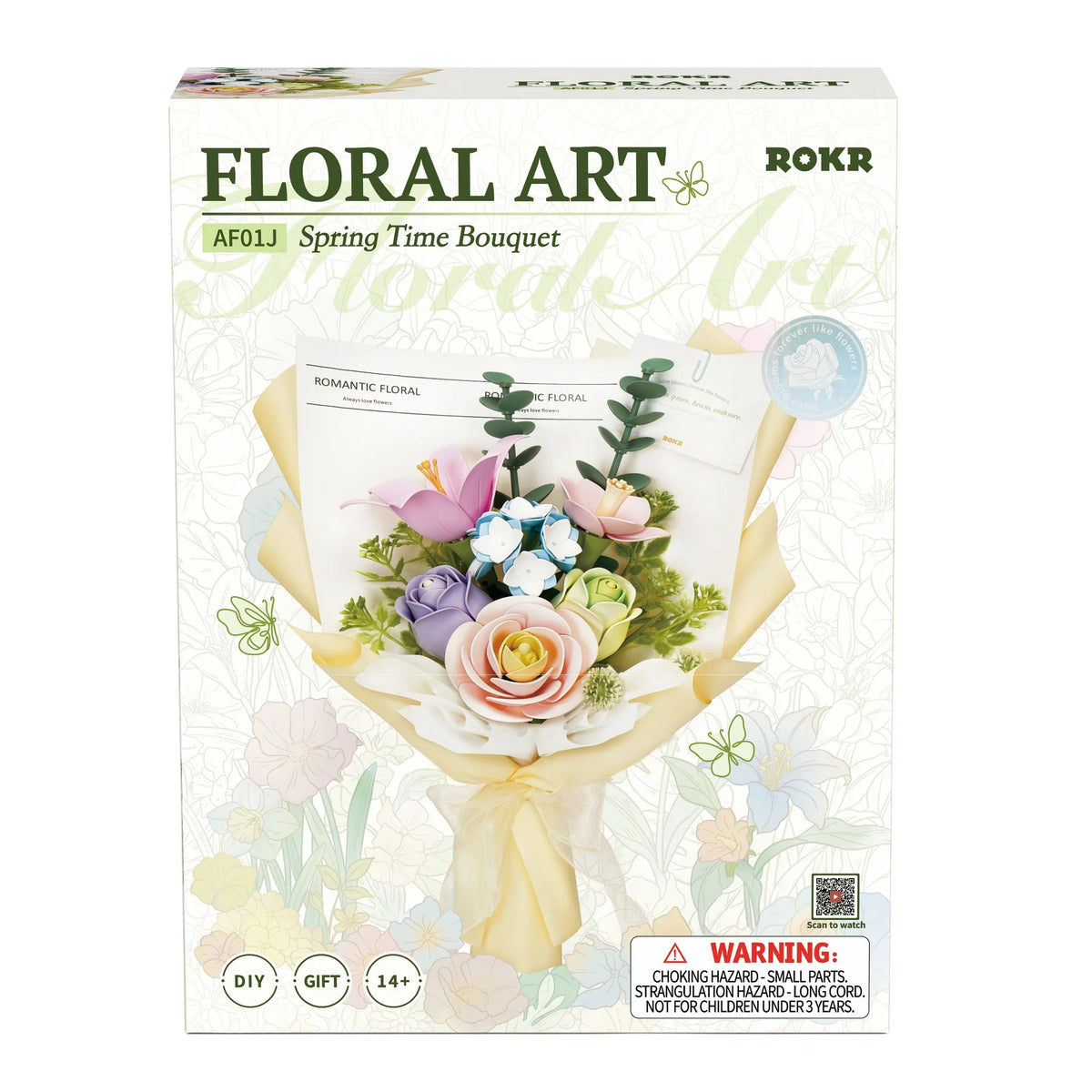 ROKR Spring Time Bouquet DIY 3D Flower Puzzle