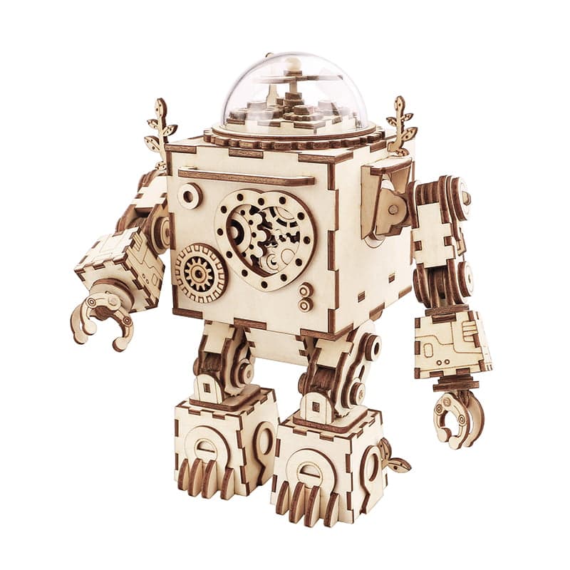 ROKR Orpheus AM601 | Wooden Music Box Model Kit | DIY Mechanical Puzzle