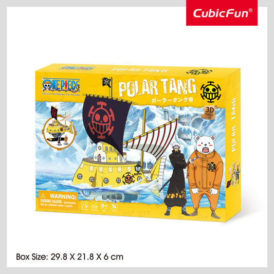 CubicFun x One Piece – Polar Tang 3D Puzzle | 96-Piece Model Kit | Ages 8+ | No Glue Required