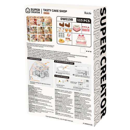 Rolife Super Creator Fresh Flower Shop DIY Miniature House Kit
