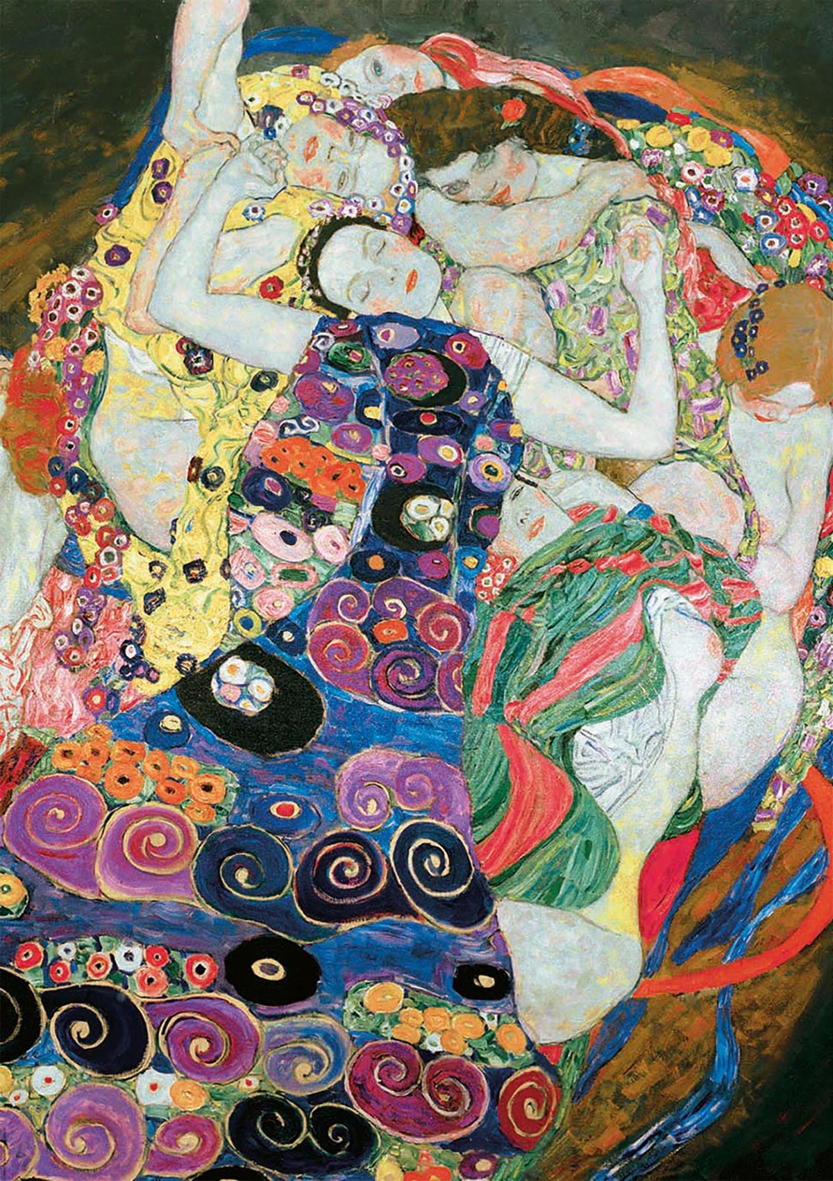 Educa Puzzle | Gustav Klimt: The Kiss + The Virgin (2x1000 pcs) | Artistic Masterpiece Jigsaw Puzzle