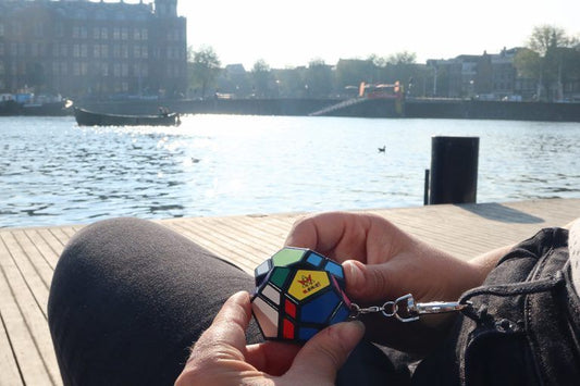 Recent Toys Mini Skewb | Keychain Twist Puzzle | Skill-Building Pocket Challenge Ages 7+