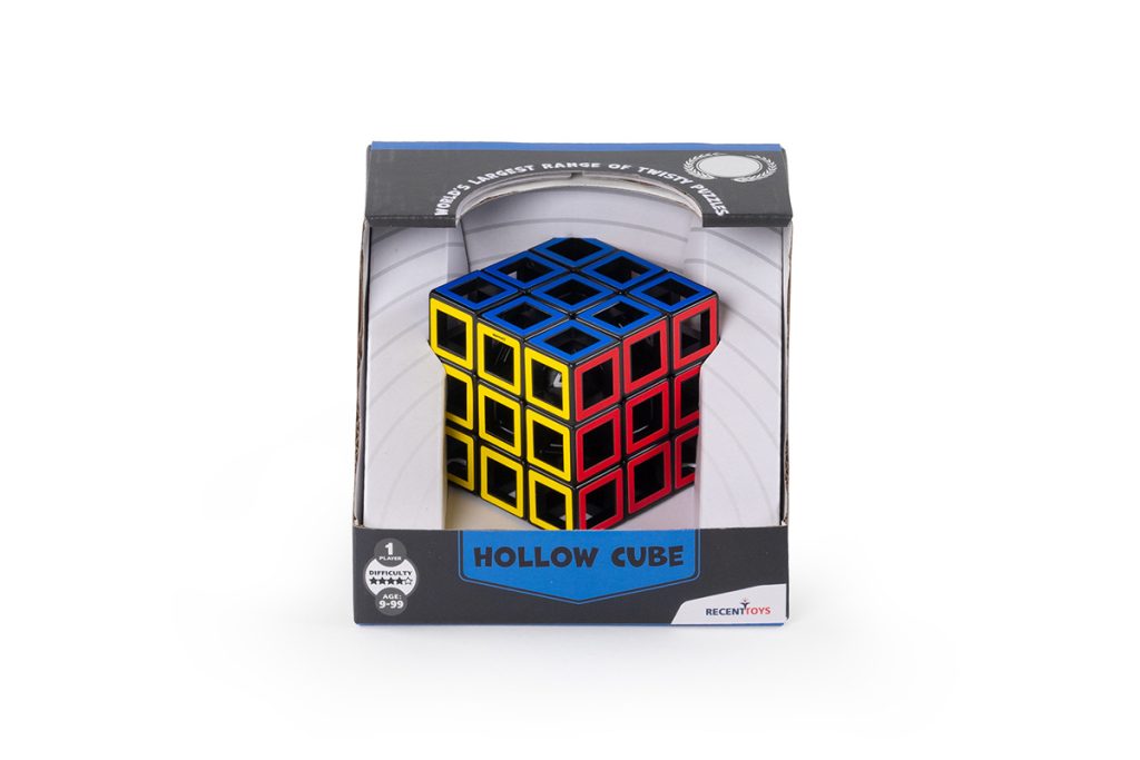 Recent Toys Hollow Cube | See-Through Twist Puzzle | Ages 14+ Visual Mind Challenge