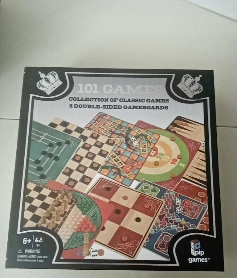 PIP Games 101 Games Family Board Game Collection