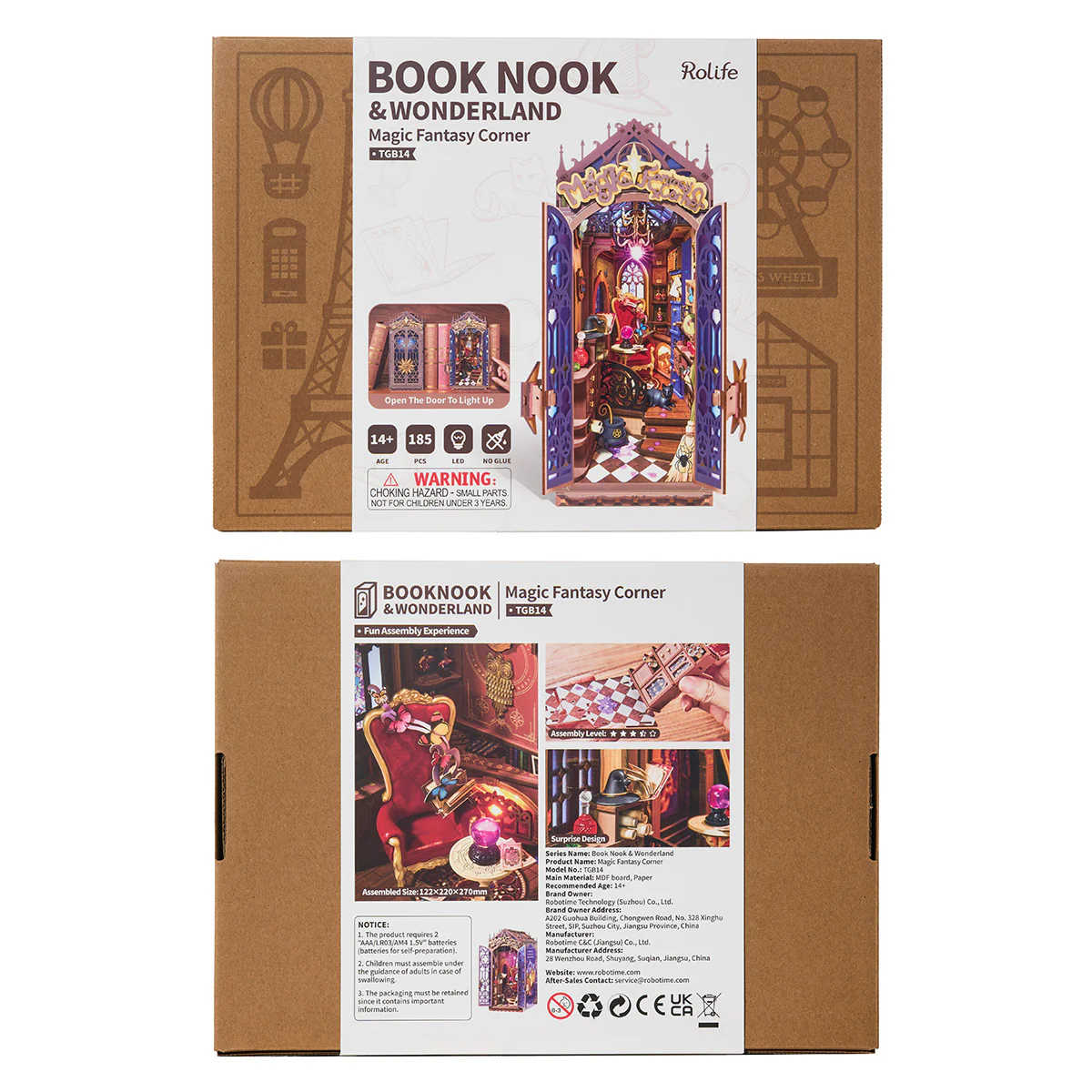 Rolife Magic Fantasy Corner DIY Book Nook Kit
