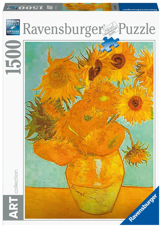Ravensburger - Van Gogh: Sunflowers - 1,500 pcs Jigsaw Puzzle - Art Collection