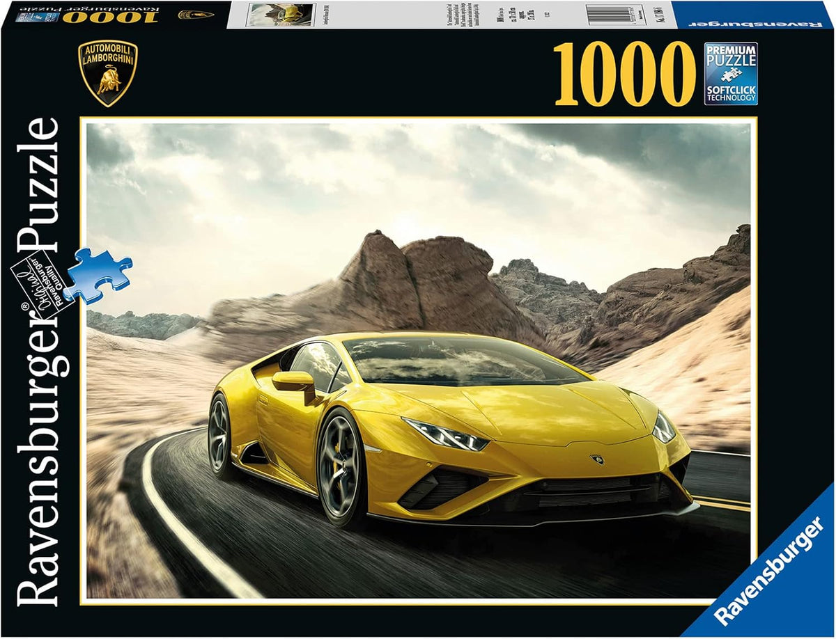 Ravensburger Lamborghini | 1000-Piece Supercar Puzzle | Teens & Adults