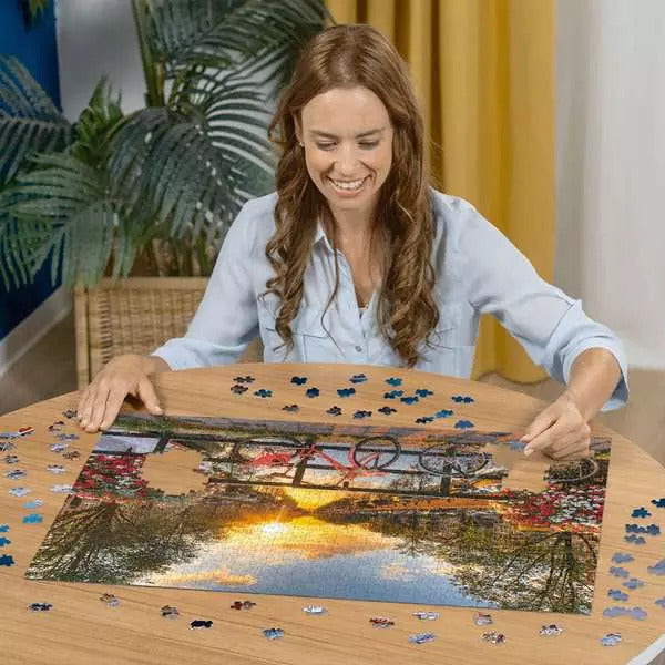 Ravensburger Bicycles in Amsterdam | 1000pcs Puzzle | Cityscape Collection