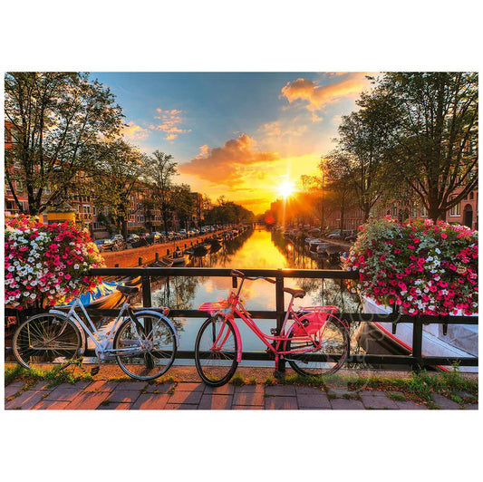 Ravensburger Bicycles in Amsterdam | 1000pcs Puzzle | Cityscape Collection