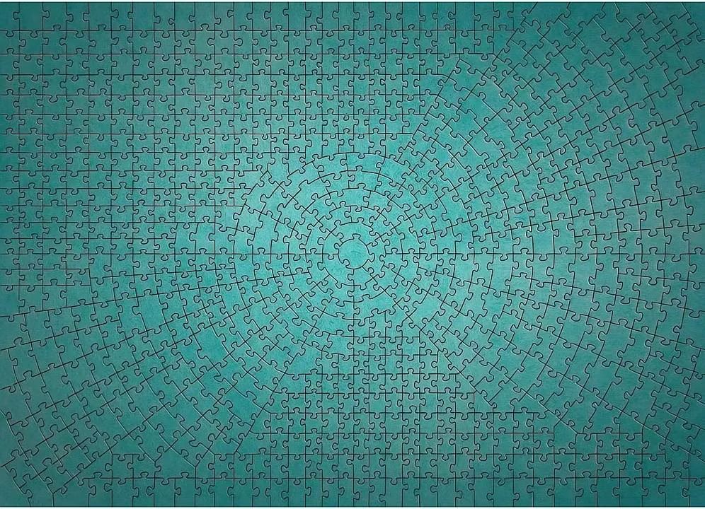 Ravensburger Krypt Metallic Mint | 736pcs Puzzle | Challenge Collection