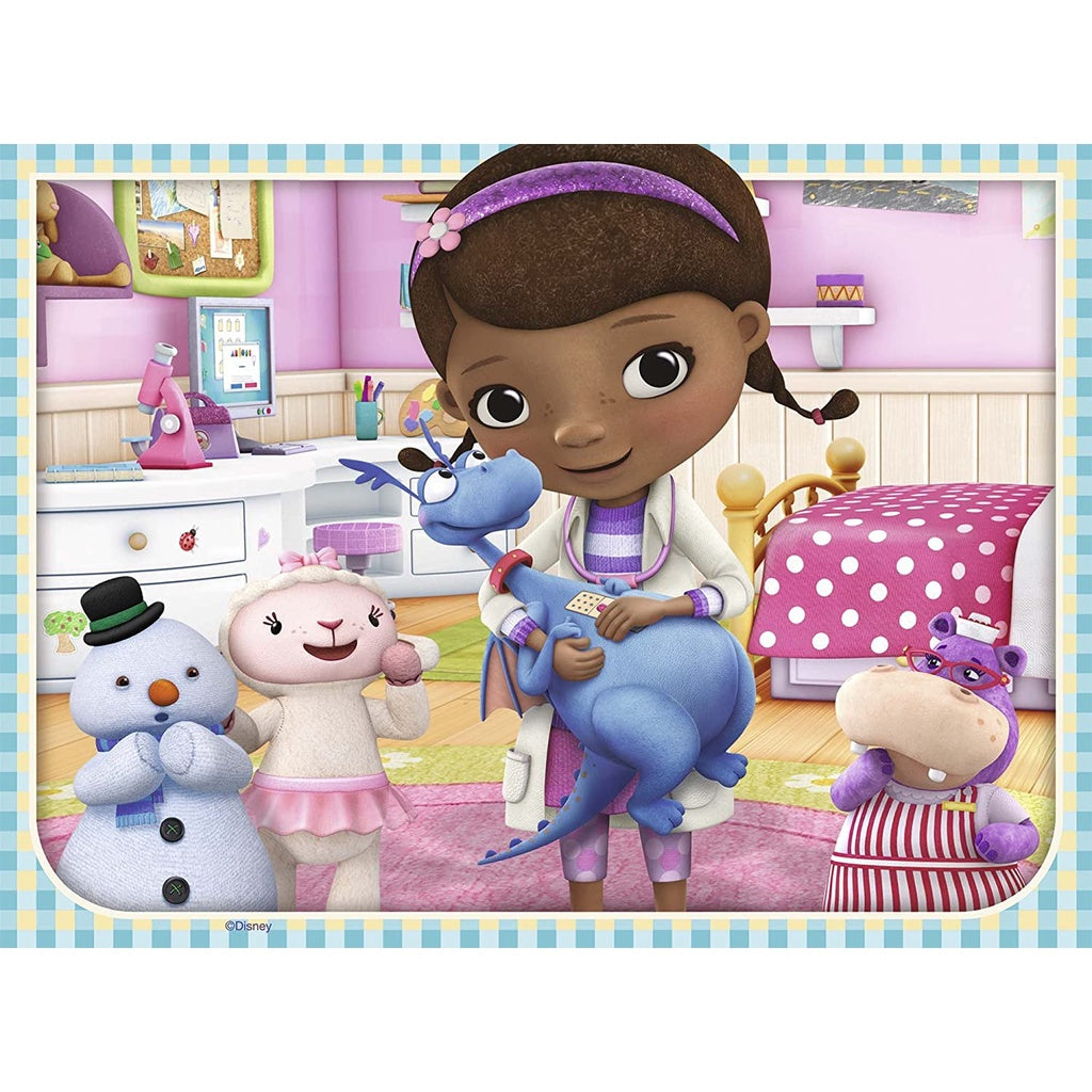Ravensburger Doc McStuffins 4-in-1 Jigsaw Puzzle | Kids 3+ | Montessori Fun
