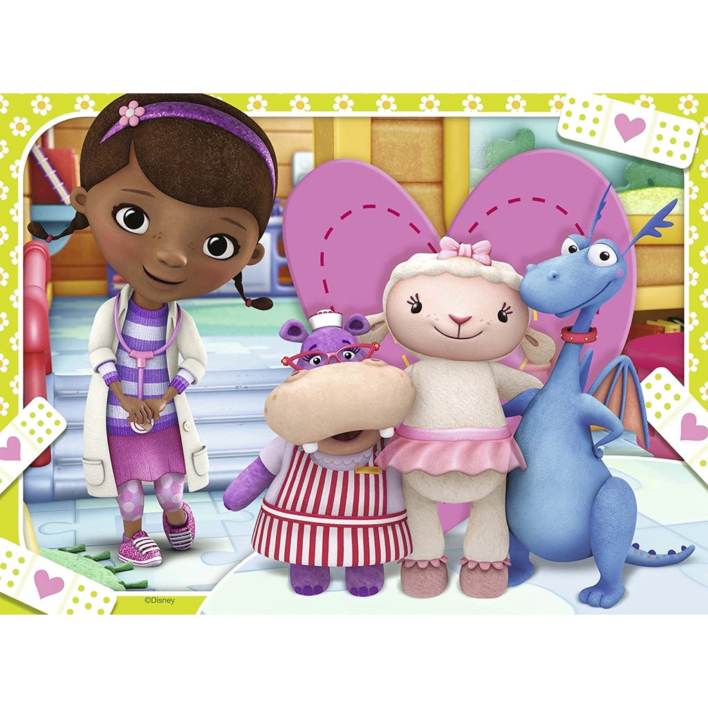 Ravensburger Doc McStuffins 4-in-1 Jigsaw Puzzle | Kids 3+ | Montessori Fun