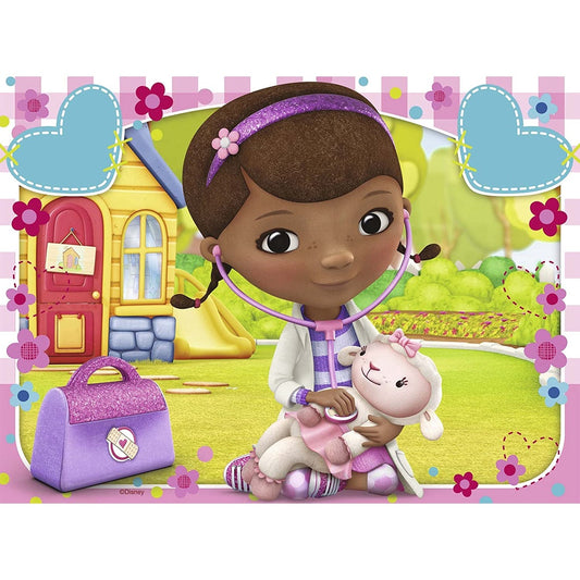 Ravensburger Doc McStuffins 4-in-1 Jigsaw Puzzle | Kids 3+ | Montessori Fun
