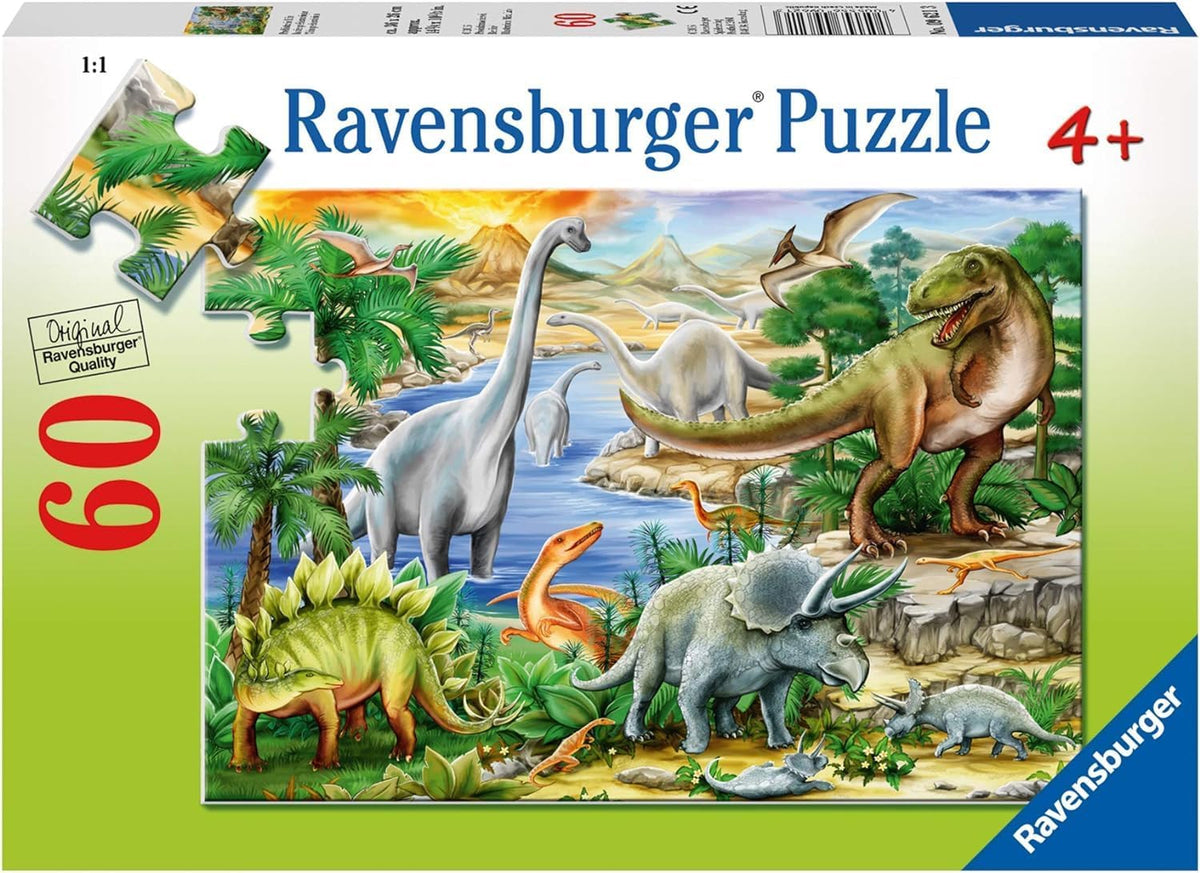 Ravensburger Age of Dinosaurs 60-Piece Jigsaw Puzzle
