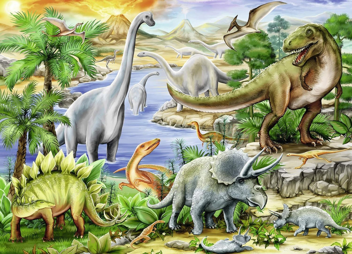 Ravensburger Age of Dinosaurs 60-Piece Jigsaw Puzzle