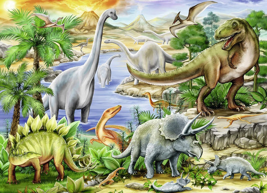 Ravensburger Age of Dinosaurs 60-Piece Jigsaw Puzzle