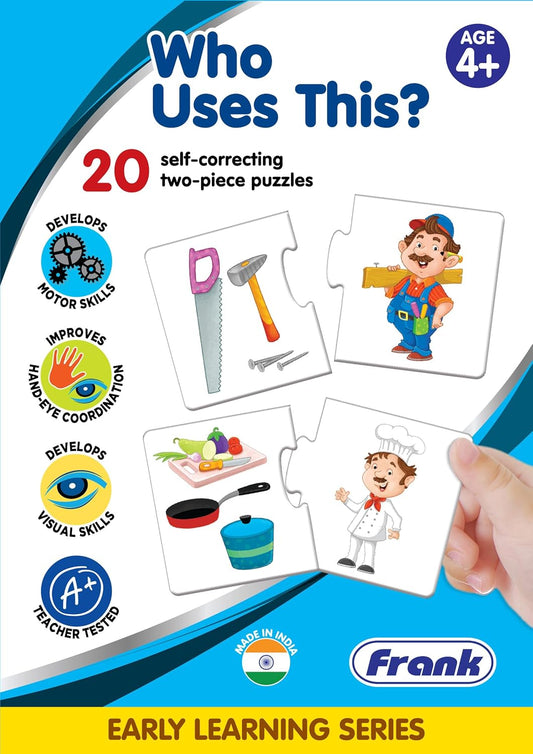 Frank Who Uses This? | Educational Puzzle & Activity Set | Early Learner Game