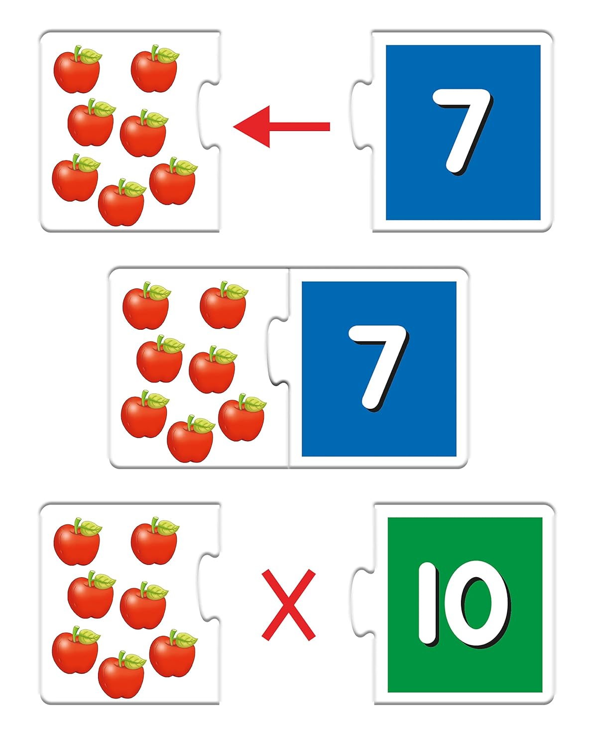 Frank Numbers 1–20 | 40pcs Self-Correcting Puzzle Set | Early Learning Game