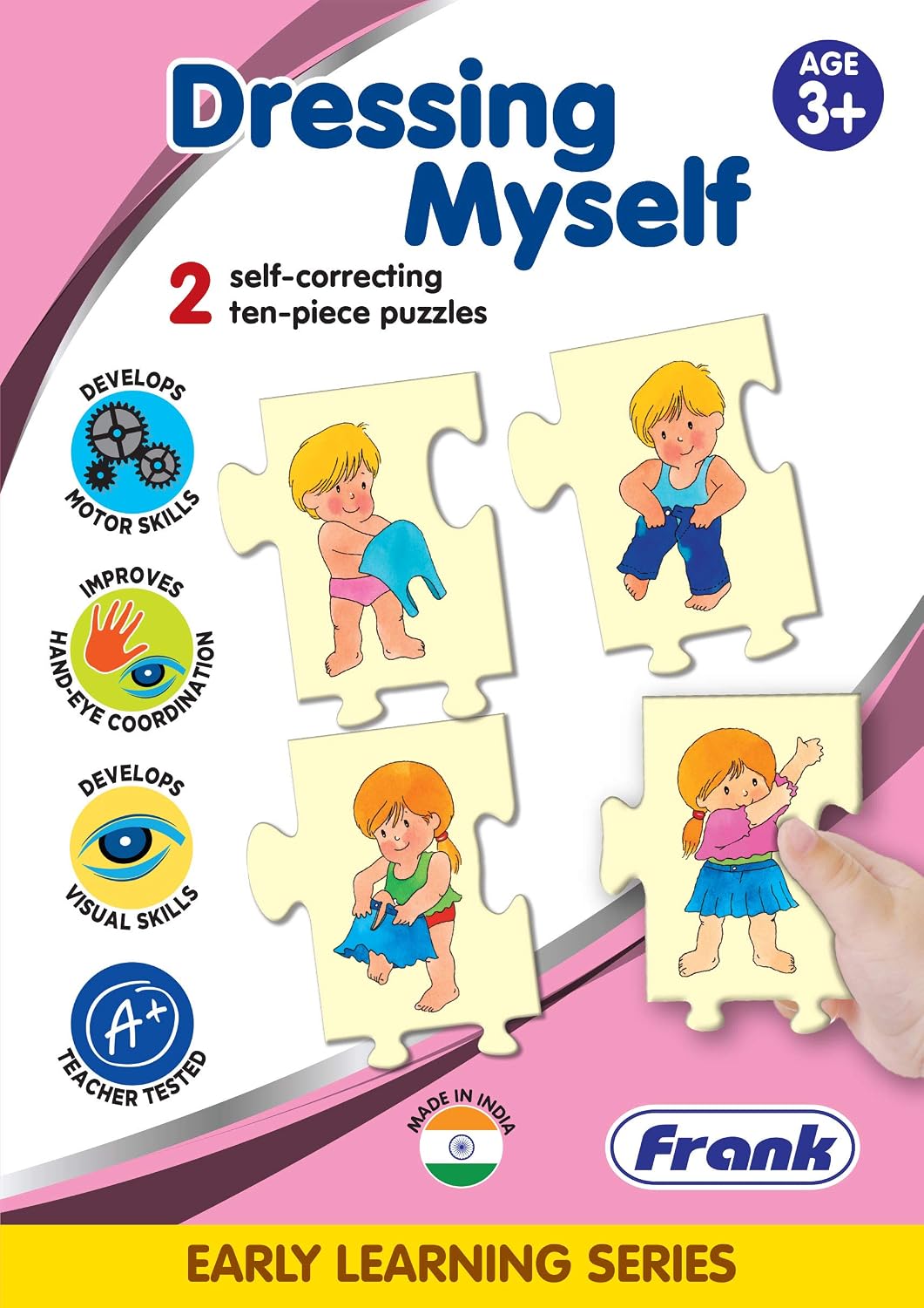 Frank Dressing Myself | Educational Puzzle to Teach Daily Routines | Skill-Building Game | Ages 4+