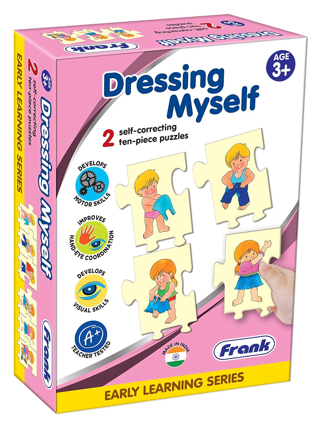 Frank Dressing Myself | Educational Puzzle to Teach Daily Routines | Skill-Building Game | Ages 4+