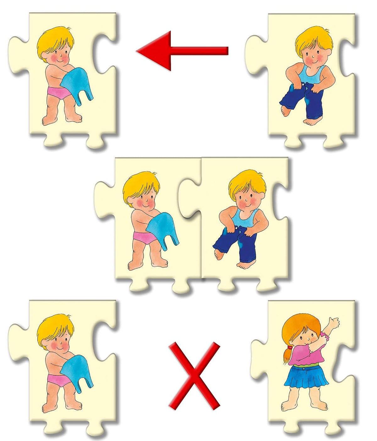 Frank Dressing Myself | Educational Puzzle to Teach Daily Routines | Skill-Building Game | Ages 4+
