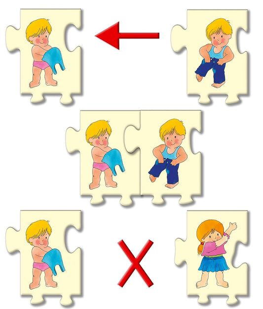 Frank Dressing Myself | Educational Puzzle to Teach Daily Routines | Skill-Building Game | Ages 4+