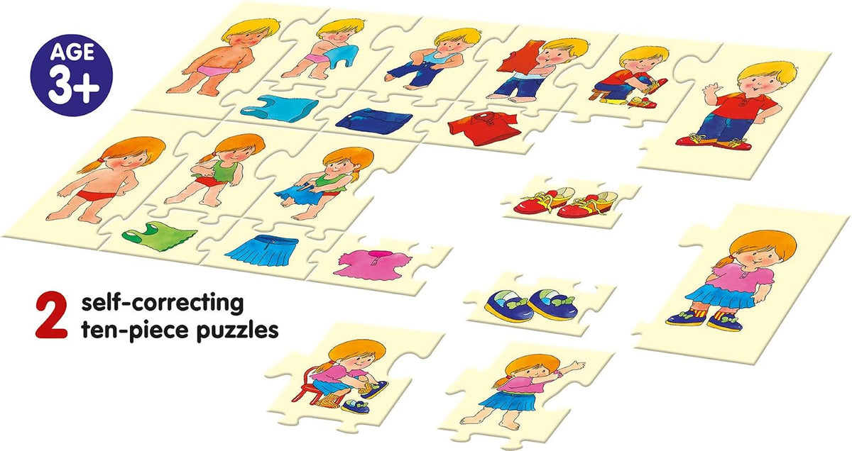 Frank Dressing Myself | Educational Puzzle to Teach Daily Routines | Skill-Building Game | Ages 4+