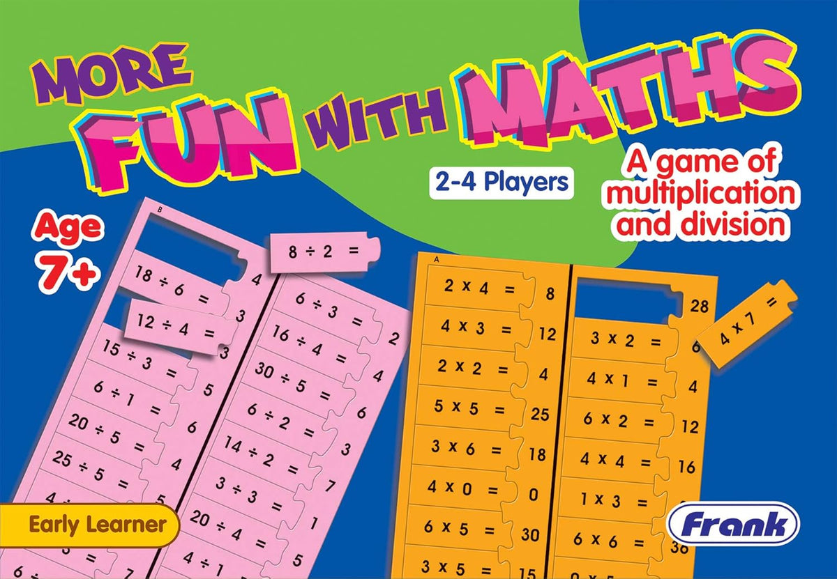 Frank Fun Maths Puzzle | 80 Self-Correcting Pieces | Early Learner Educational Jigsaw Set for Kids