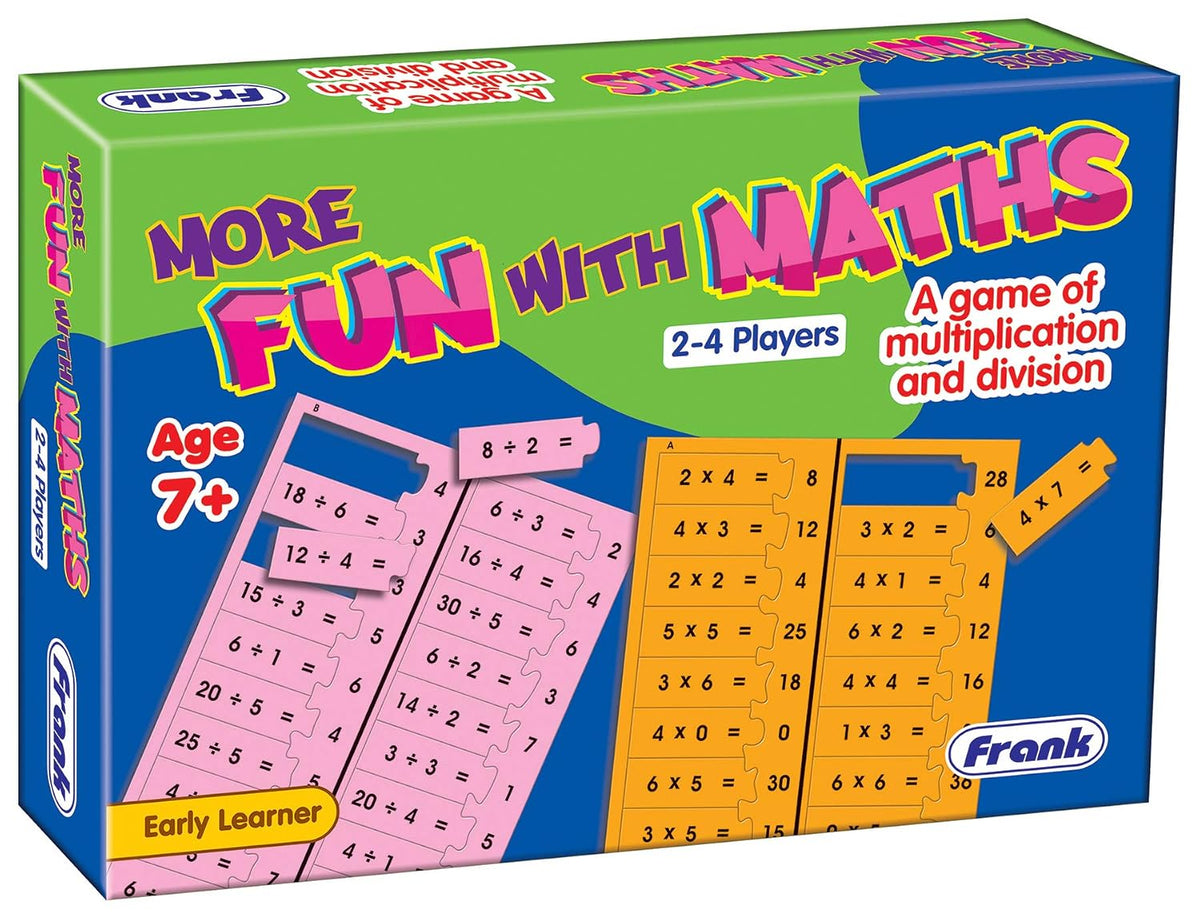 Frank Fun Maths Puzzle | 80 Self-Correcting Pieces | Early Learner Educational Jigsaw Set for Kids