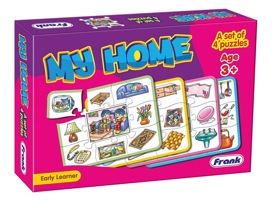 My Home by Frank | Set of 4 Puzzles | Early Learner Educational Game