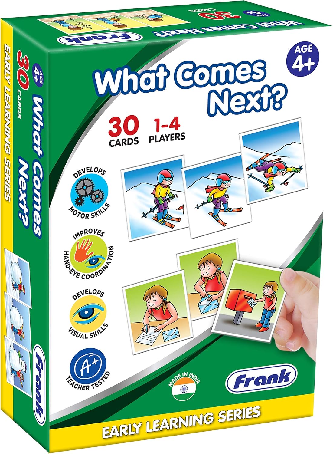 Frank What Comes Next | Early Learner Matching Game | 30 Picture Cards, 10 Sets | Picture Sequencing