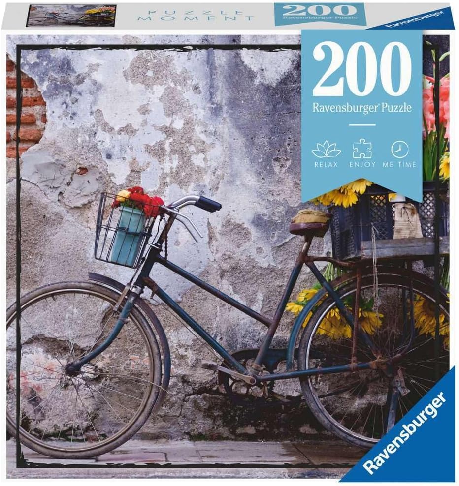 Ravensburger Bicycle 200pcs | Puzzle Moment Series | Scenic Bike Theme Jigsaw