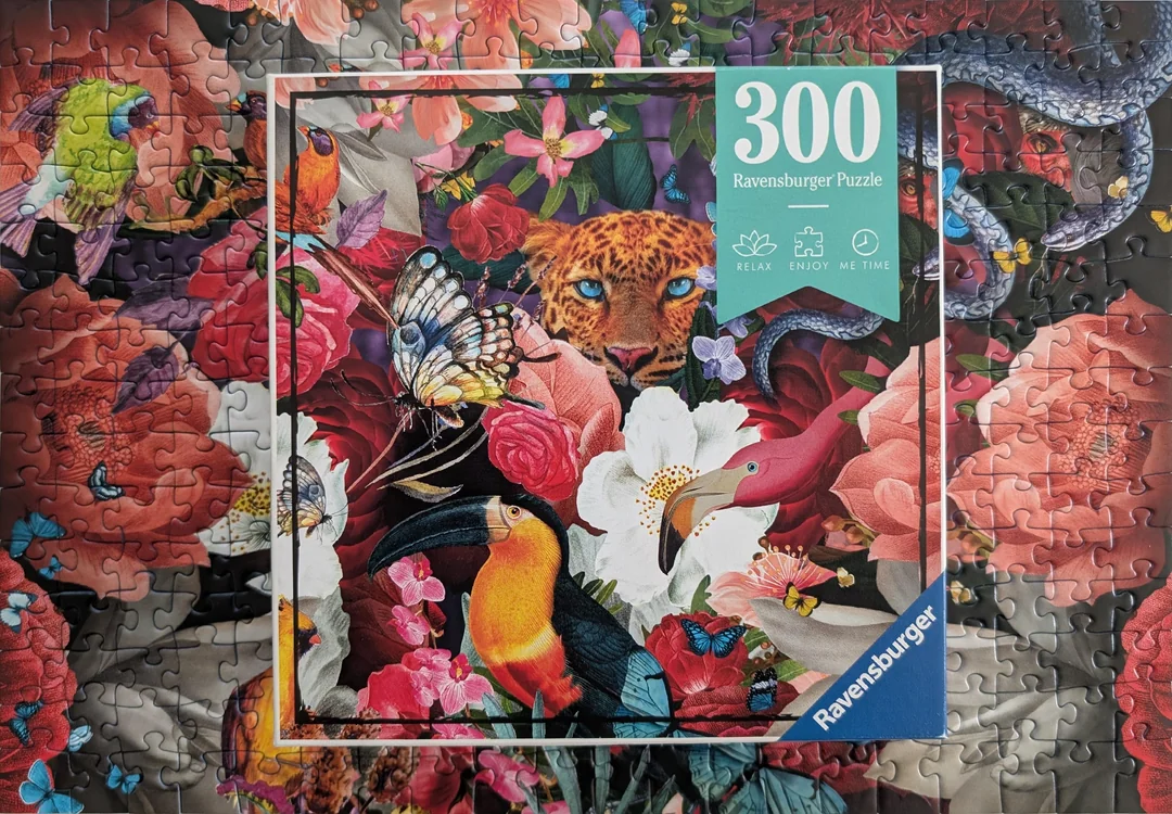 Ravensburger PMM Flowers | Colorful Floral Scene | 300 Piece Puzzle