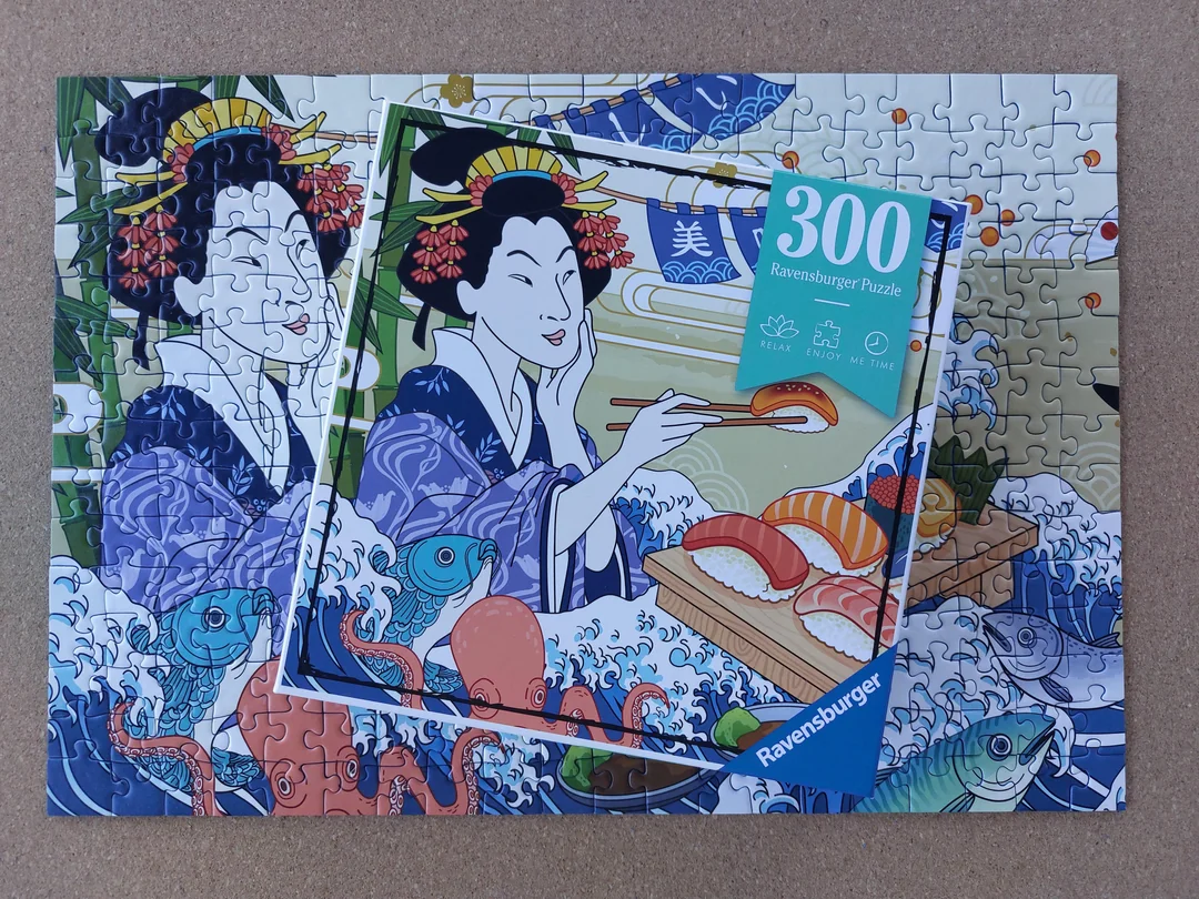Ravensburger Sushi 300pcs | Puzzle Moment Series | Japanese Food Theme Jigsaw