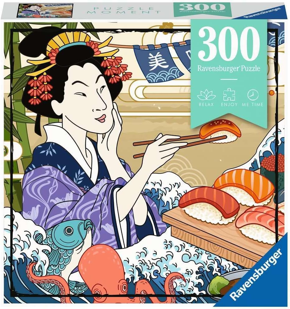 Ravensburger Sushi 300pcs | Puzzle Moment Series | Japanese Food Theme Jigsaw