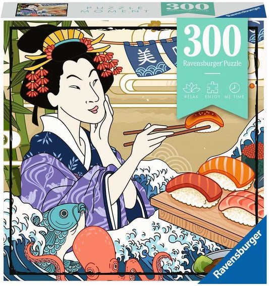 Ravensburger Sushi 300pcs | Puzzle Moment Series | Japanese Food Theme Jigsaw