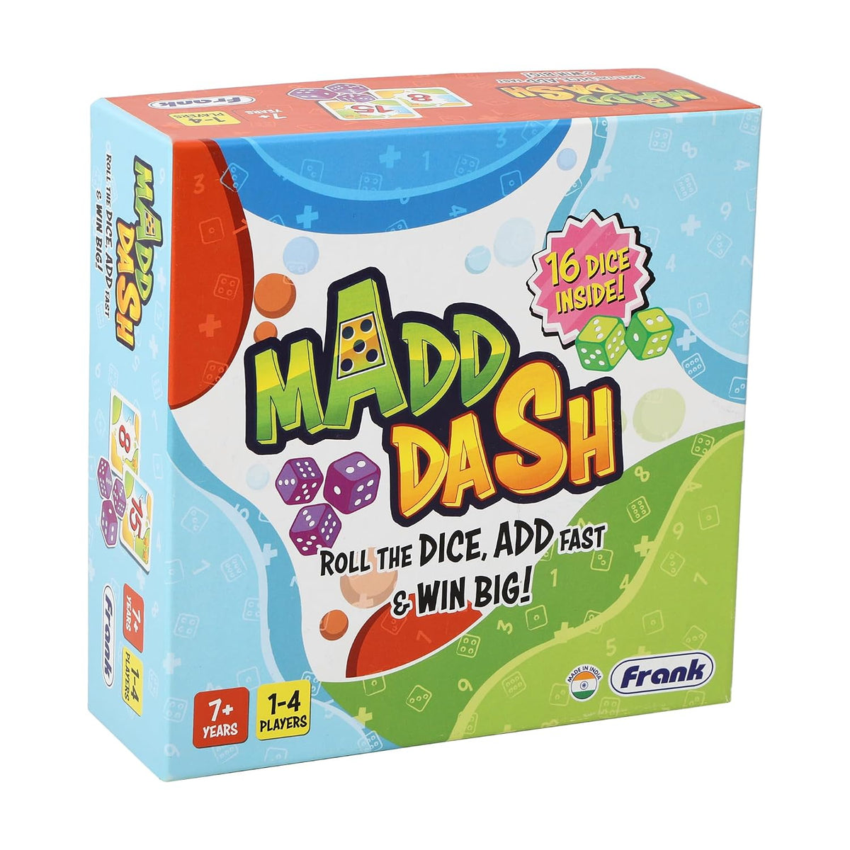 Frank Madd Dash | Educational Math Board Game | Strategic Thinking & Problem-Solving Fun for Kids 7+