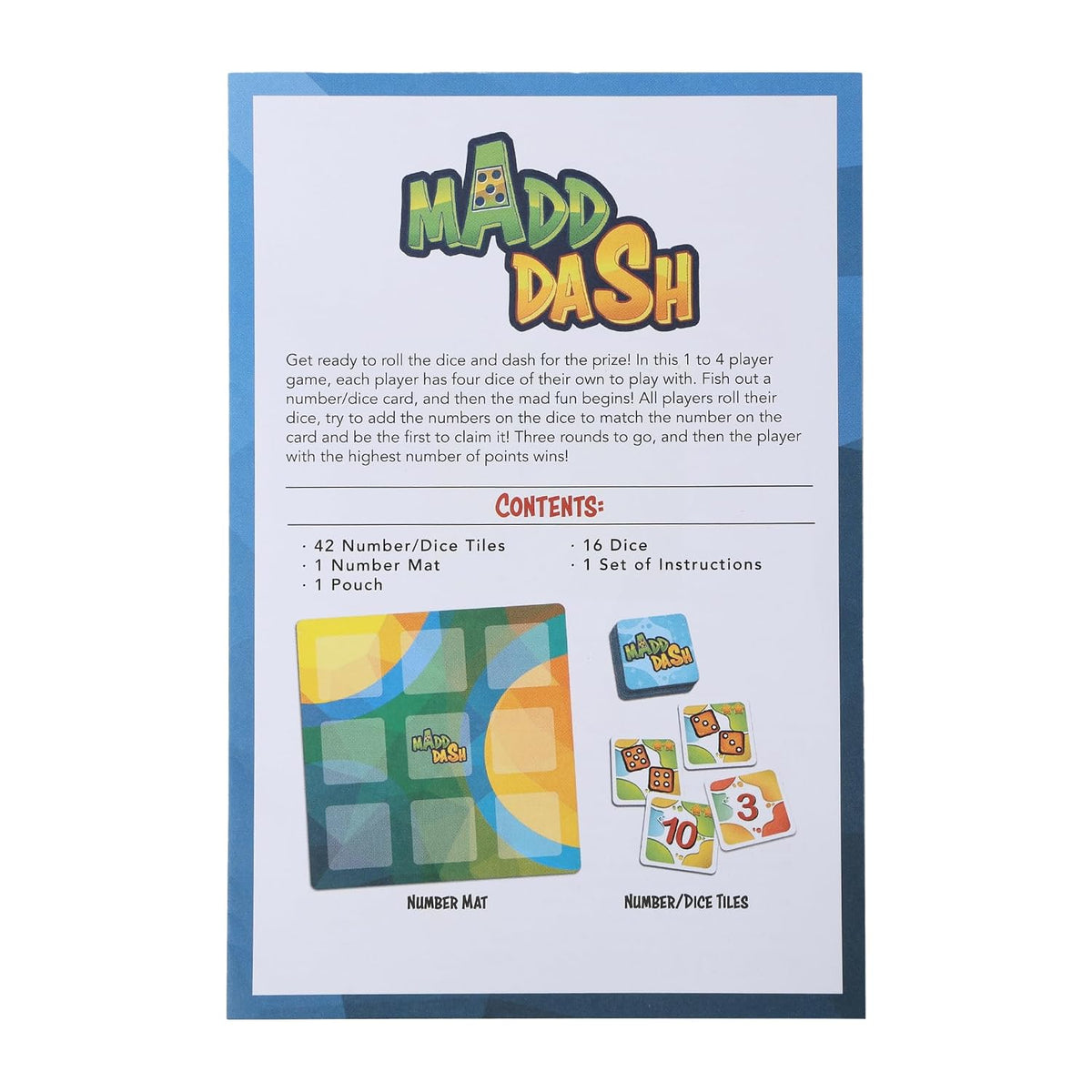 Frank Madd Dash | Educational Math Board Game | Strategic Thinking & Problem-Solving Fun for Kids 7+