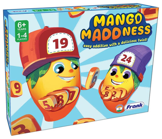 Frank Mango Madness | Educational Math Board Game | Addition Adventure for Kids & Family Fun