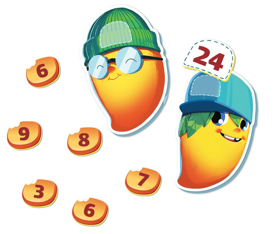 Frank Mango Madness | Educational Math Board Game | Addition Adventure for Kids & Family Fun