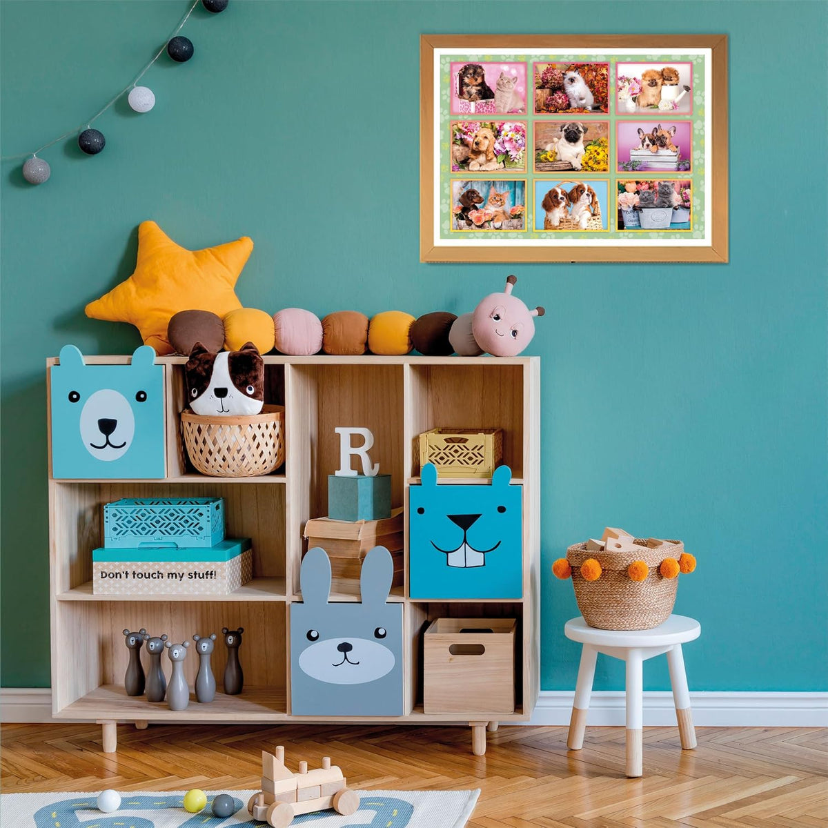 Clementoni Puppy Collage | 180pcs Puzzle | SuperColor Kids Collection
