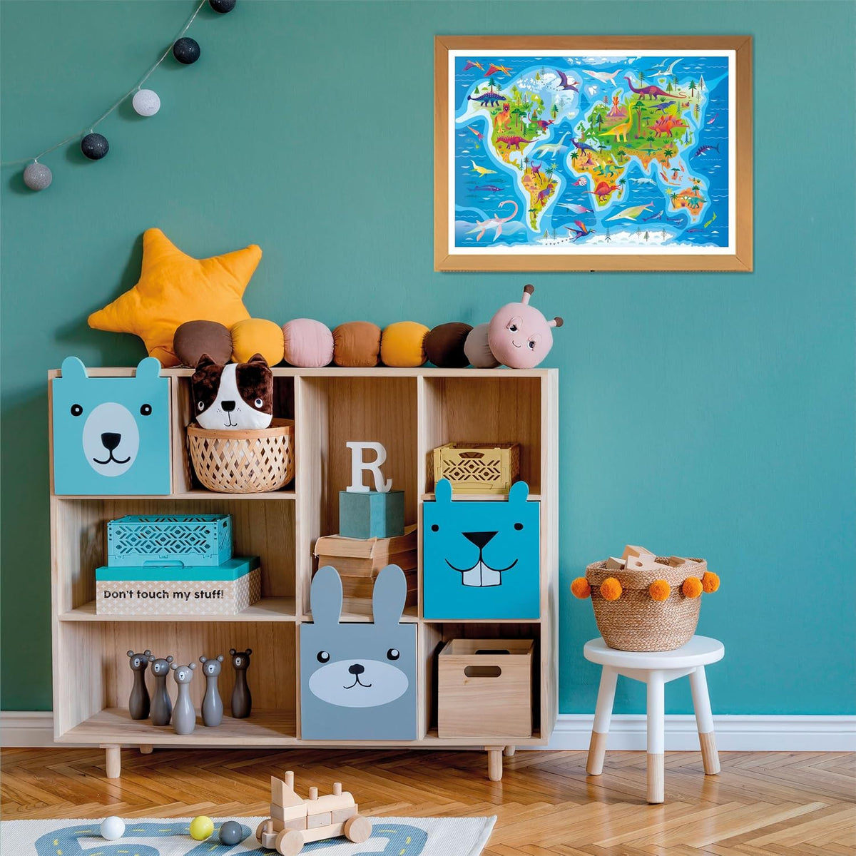 Clementoni Dinosaurs Map | 180pcs Puzzle | SuperColor Kids Collection